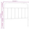 vidaXL Metal Headboard White 107 cm