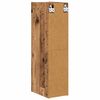 vidaXL Hanging Cabinet Old Wood 20 x 29.5 x 80 cm Engineered Wood