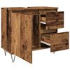 vidaXL Sink Cabinet Old Wood 65x33x60 cm Engineered Wood