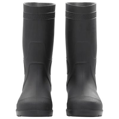 vidaXL Rain Boots Black Size 40 PVC