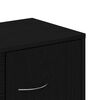 vidaXL Sideboard Black Oak 60x30x75 cm Engineered Wood
