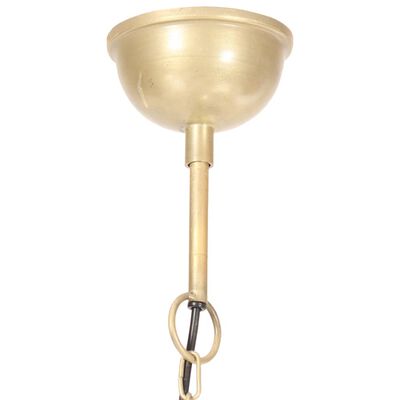vidaXL Industrial Hanging Lamp 25 W Brass Round 40 cm E27