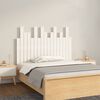 vidaXL Wall Headboard White 108x3x80 cm Solid Wood Pine