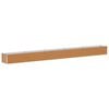 vidaXL Garden Raised Bed Light Brown 485 x 50 x 36 cm Galvanised Steel
