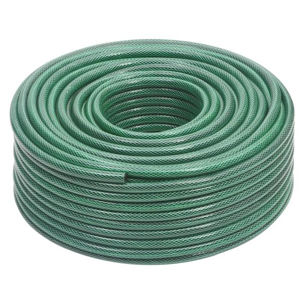 vidaXL Garden Hose Green 0.5" 100 m PVC