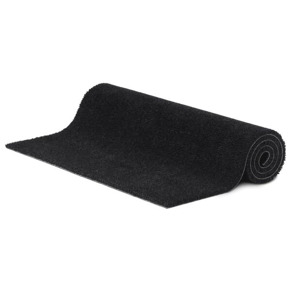 vidaXL Door Mat Black 90x150 cm Tufted Coir