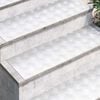 vidaXL Stair Tread Rectangular 2 pcs Silver 90 x 30 cm Aluminium
