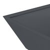 vidaXL Garden Planter Anthracite 50 x 50 x 15 cm Cold-rolled Steel