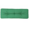 vidaXL Pallet Cushion Green 120x40x12 cm Fabric
