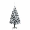 vidaXL Artificial Christmas Tree with 300 LEDs with Stand White 180 cm