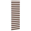 vidaXL Zebra Blind Brown 90x200 cm Fabric Width 85.9 cm Polyester