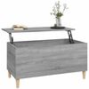 vidaXL Coffee Table Grey Sonoma 90x44.5x45 cm Engineered Wood