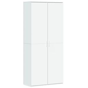 vidaXL Highboard White 80x35x180 cm Engineered Wood