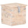 vidaXL Chest 40x40x40 cm Solid Acacia Wood