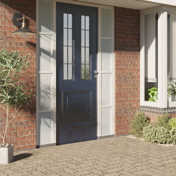 vidaXL Window Film Frosted Stripes Design 45x1000 cm PVC