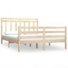 vidaXL Bed Frame without Mattress 150x200 cm King Size Solid Wood