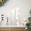 vidaXL Wooden Christmas Tree for Decoration White 49 cm Solid Wood Pine