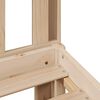 vidaXL Bookcase Bed without Mattress 160x200 cm Solid Wood Pine