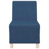 vidaXL Modular Sofa Unit Armless 3 pcs Blue 55 x 74 x 82 cm Fabric