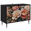 vidaXL TV Cabinet BORNE 69 x 33 x 50.5 cm Black Oak Engineered Wood
