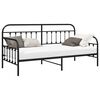 vidaXL Daybed Frame Black 90 x 200 cm Powder-Coated Steel