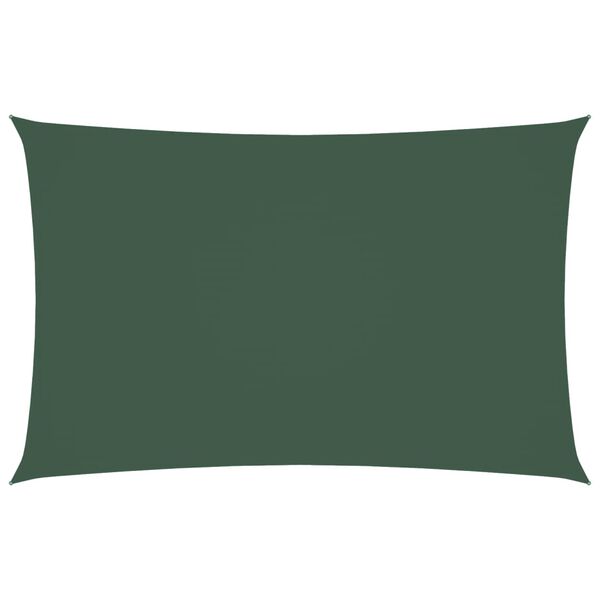 vidaXL Sunshade Sail Oxford Fabric Rectangular 2x4.5 m Dark Green