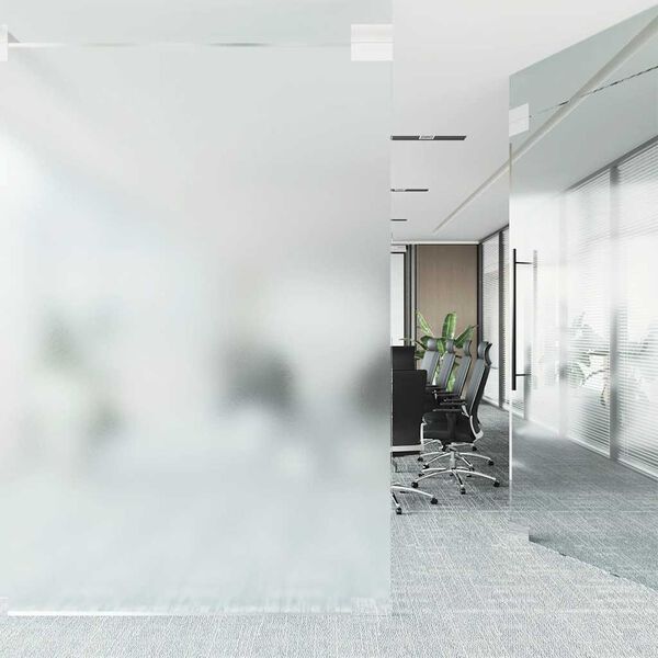 vidaXL Window Films 3 pcs Static Frosted Grey PVC