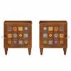 vidaXL Bedside Cabinet 2 pcs Brown 40 x 33 x 46 cm Solid Mango Wood