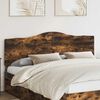 vidaXL Headboard Smoked Oak 200 cm Engineered wood