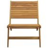 vidaXL Garden Chair Solid Wood Teak