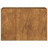 vidaXL Planter Rusty 120x40x80 cm Weathering Steel