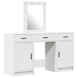 vidaXL Dressing Table White 50 x 41 x 135 cm Engineered Wood