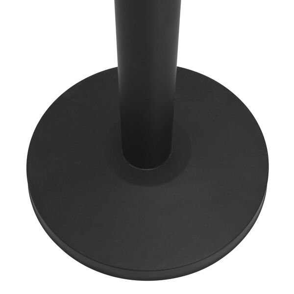 vidaXL Stanchion with Belt Airport Barrier Steel Black