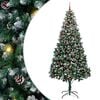 vidaXL Artificial Christmas Tree with 300 LEDs with Stand Green 240 cm