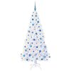 vidaXL Artificial Christmas Tree with Stand White 180 cm PVC and Steel