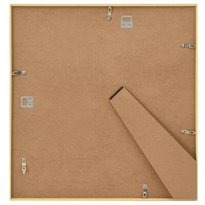 vidaXL Photo Frames Collage 5 pcs for Wall or Table Gold 40x40 cm MDF