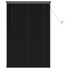 vidaXL Venetian Blind Black 150 x 100 cm 25 mm PVC