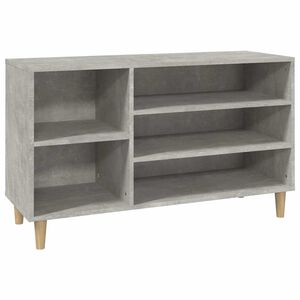 vidaXL Shoe Cabinet Concrete Grey 102x36x60 cm Engineered Wood