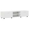 vidaXL TV Cabinet Set with Drawer FLORIN White Engineered Wood