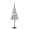 vidaXL Christmas Tree with 150 LEDs White 120 cm PE and Steel