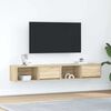 vidaXL TV Cabinets 2 pcs Sonoma Oak 80x31x25.5 cm Engineered Wood