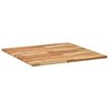 vidaXL Table Top Square 80x80x2 cm Solid Wood Acacia