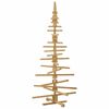 vidaXL Wooden Christmas Tree with Stand Brown 180 cm Solid pine wood