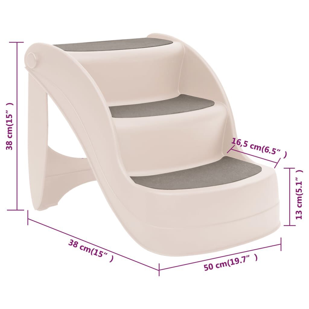 Plastic pet stairs new arrivals