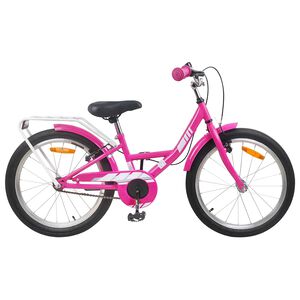 vidaXL Kids Bike 18 Inches for 5-7 Years Old Pink