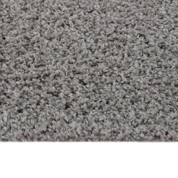 vidaXL Shaggy Rug High Pile Grey 80x150 cm