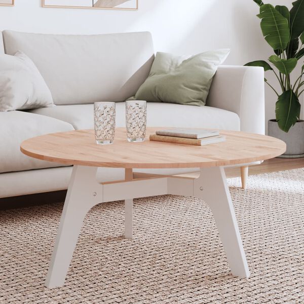 vidaXL Table Top &Oslash;90x1.5 cm Round Solid Wood Beech