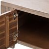 vidaXL TV Cabinet Solid Brushed Acacia Wood 140x38x40 cm