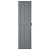 vidaXL Garden Storage Cabinet Grey 65x45x172 cm PP Rattan