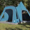 vidaXL Teepee Tent with Roof with Storage Blue 545 x 450 x 295 cm